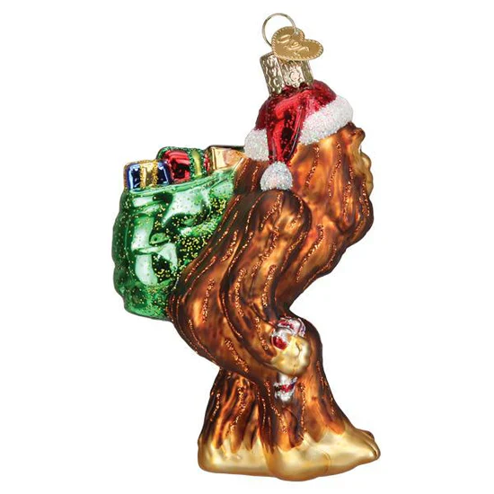 Santa Sasquatch Ornament, 4.5" - Image 3