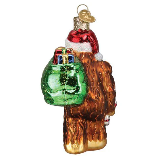 Santa Sasquatch Ornament, 4.5" - Image 4