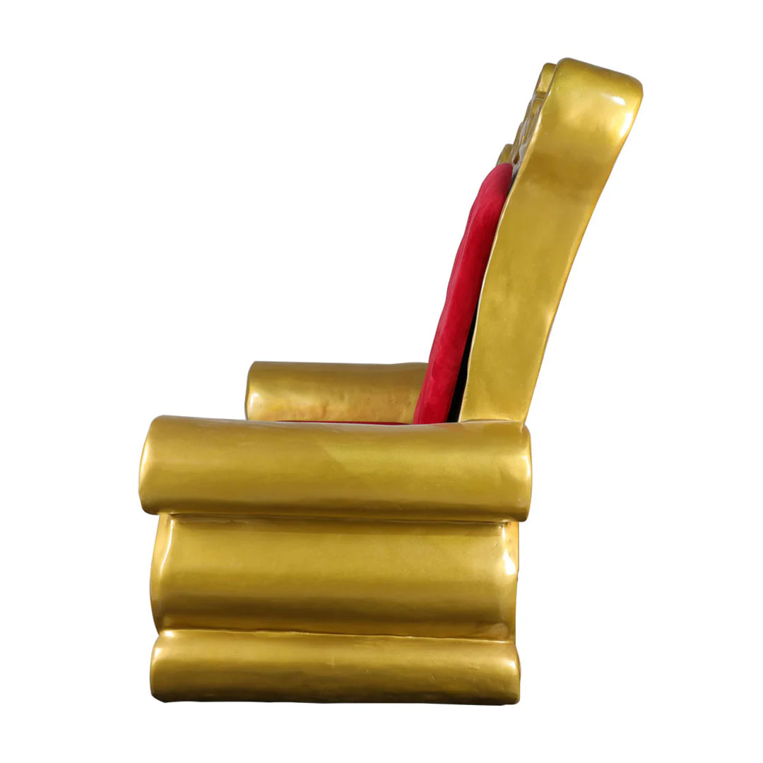 Large Fiberglass Santa Sofa, 57" - Image 3