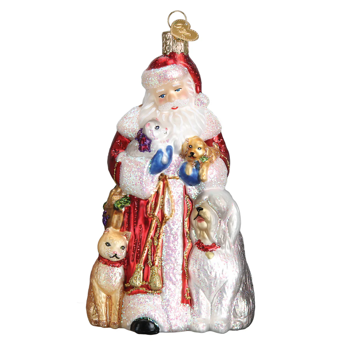 Santa's Furry Friends Ornament, 5.25" - Image 2