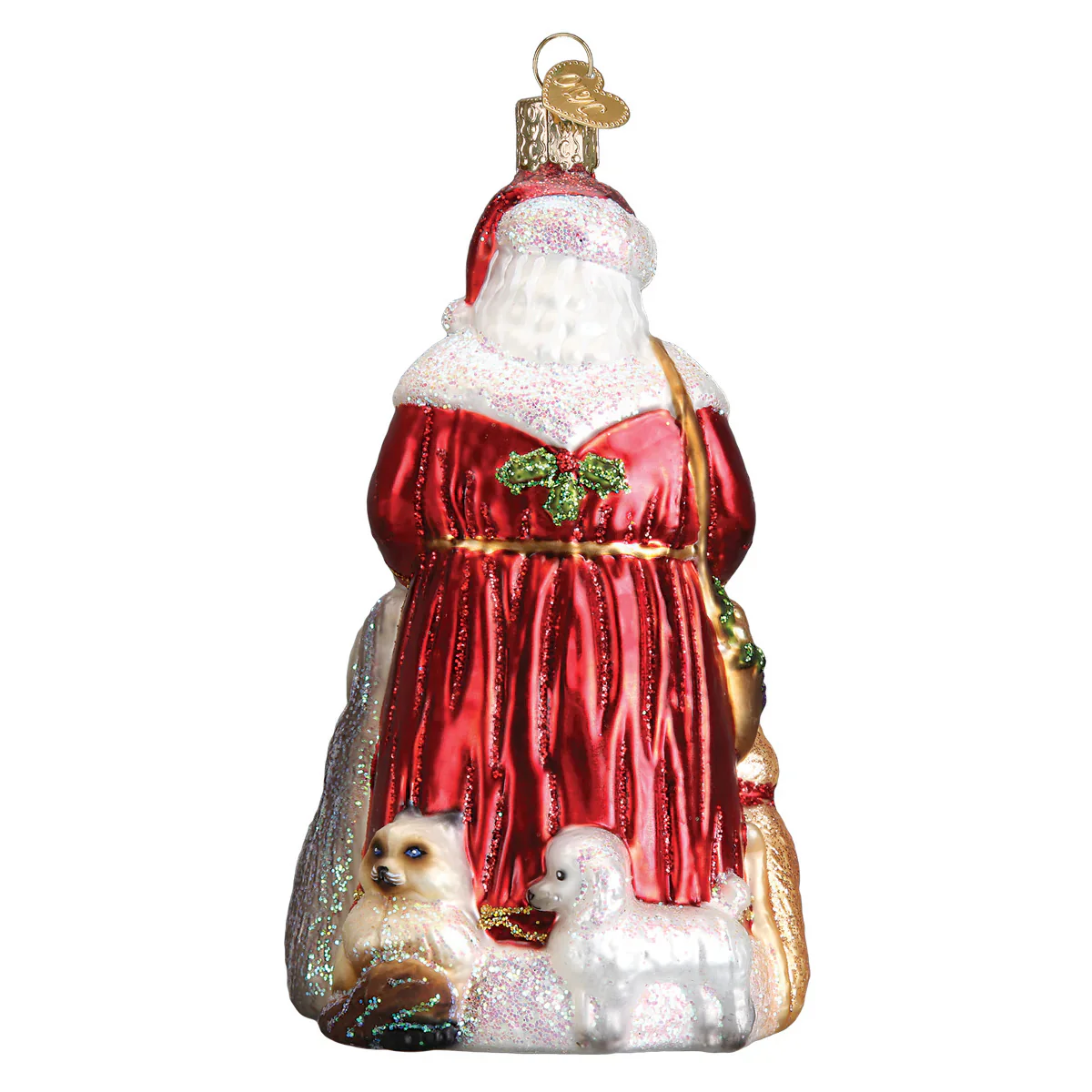 Santa's Furry Friends Ornament, 5.25" - Image 3