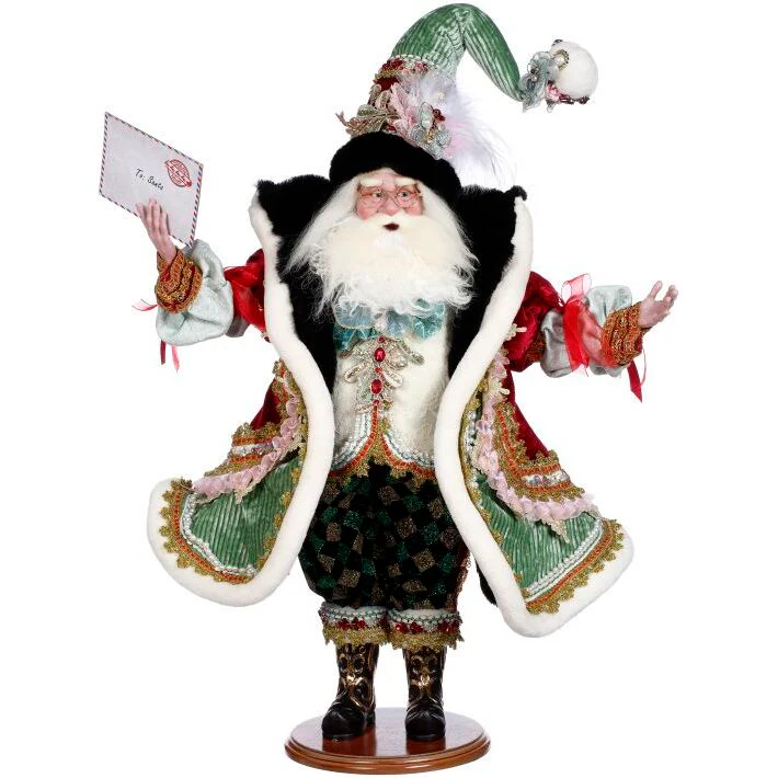 Santa's Mail Call Figurine, 27"