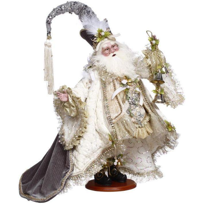 Santa's Masquerade Ball Santa Figurine, 26.5"