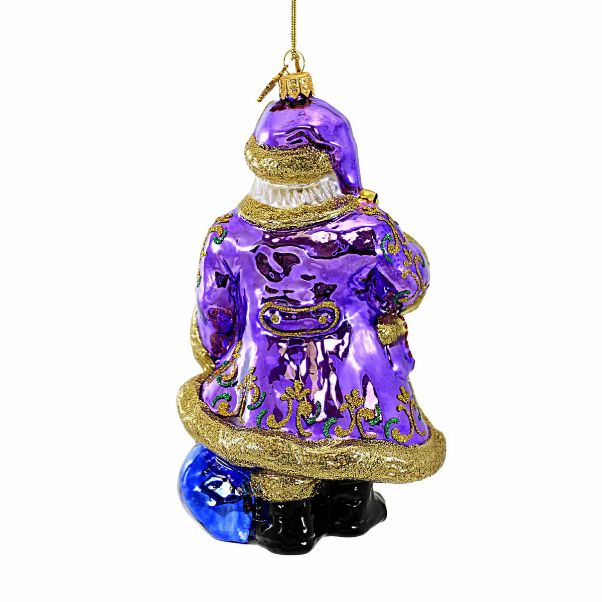 Santa's Ready for Carnival Ornament, 7" - Image 2