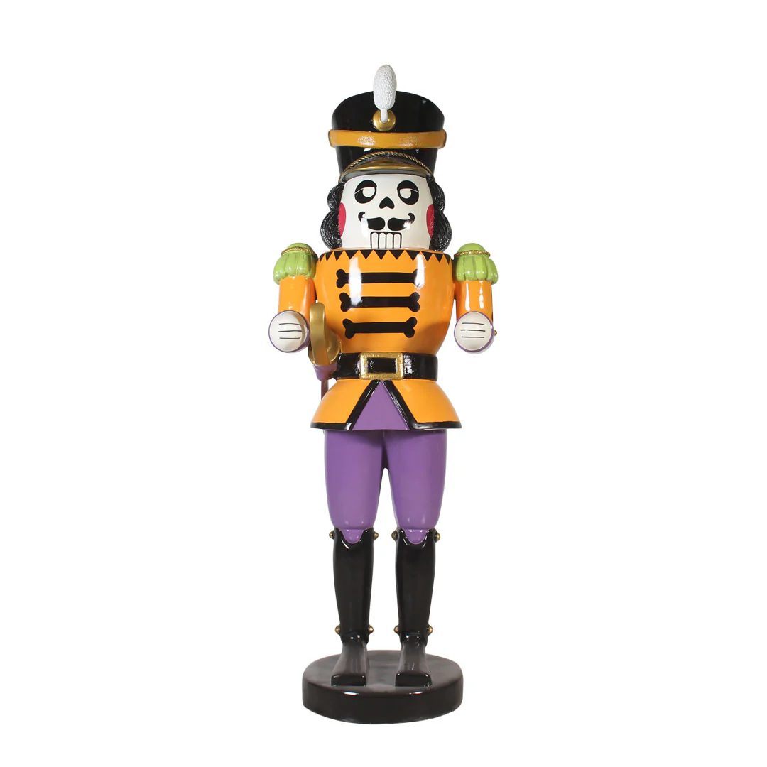 Large Fiberglass Scary Nutcracker Figure, 71" - Image 3
