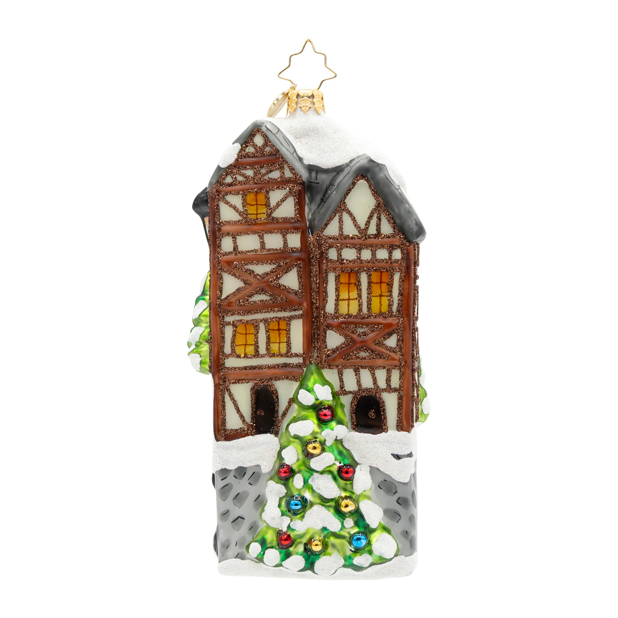 Scrooge’s Second Chance Glass Ornament, 6.5" - Image 5