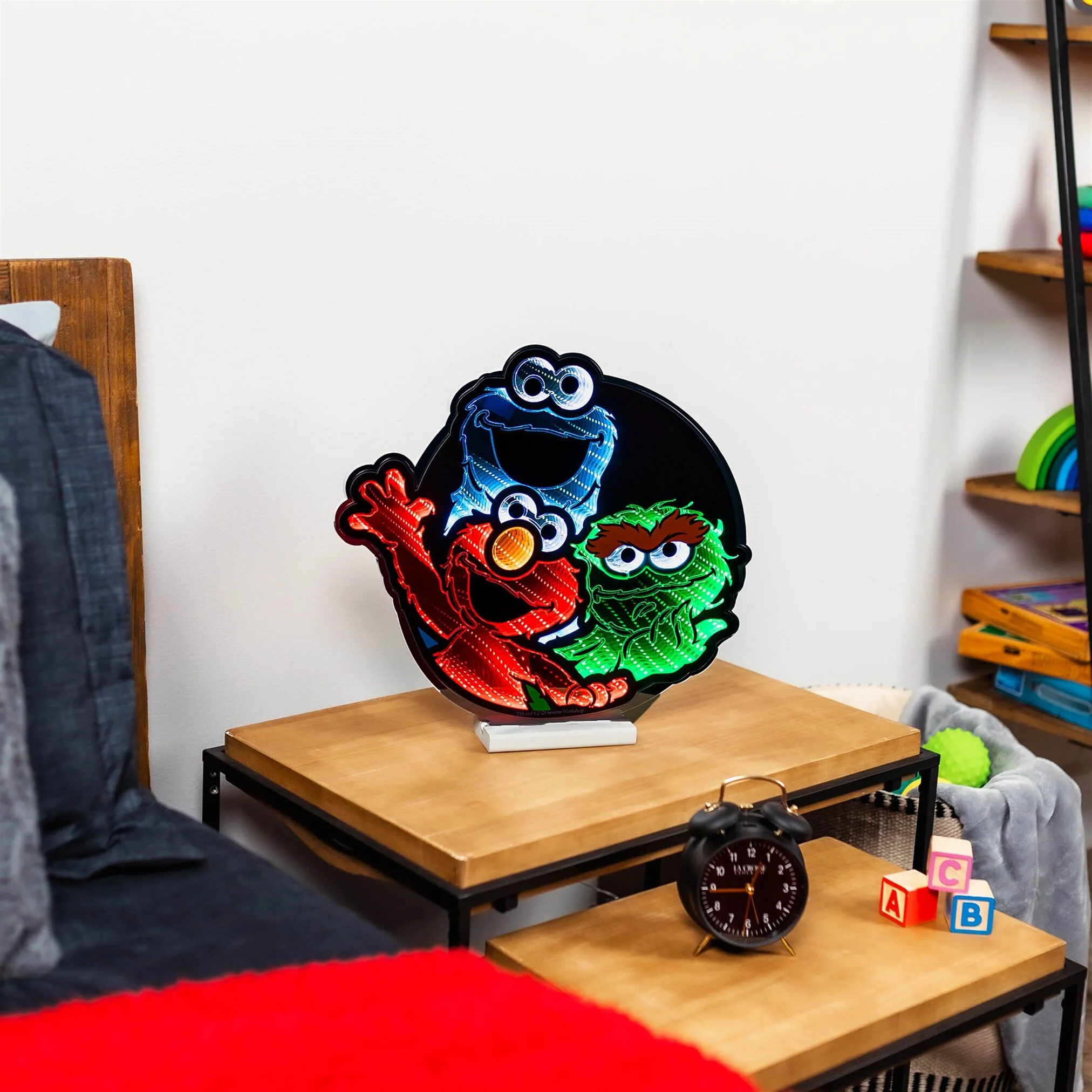 Sesame Street Characters Infinity Light w/UL Plug, 16", Acrylic - Image 2