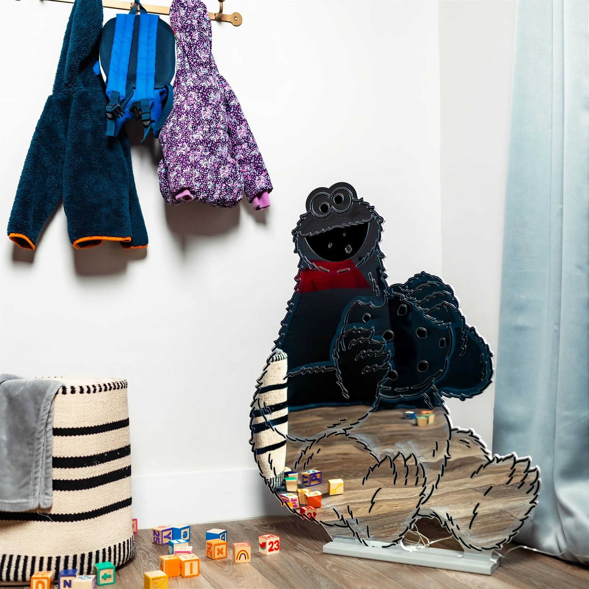 Sesame Street Cookie Monster Infinity Light w/UL Plug, 35", Acrylic - Image 2