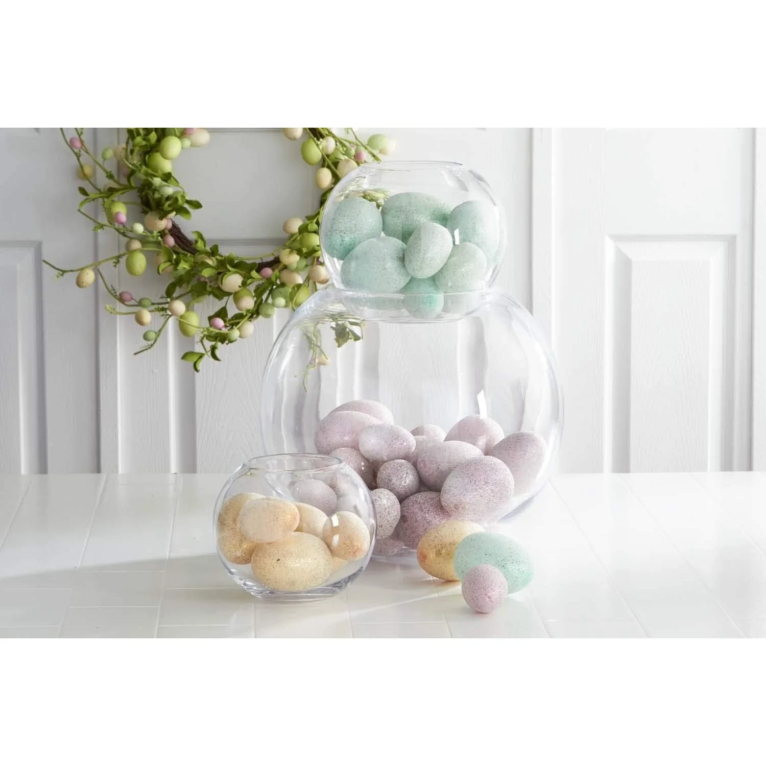 Glass Round Vases (Set of 3) - Image 2