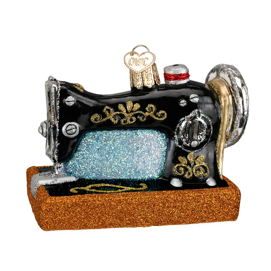 Sewing Machine Ornament, 2.75" - Image 2