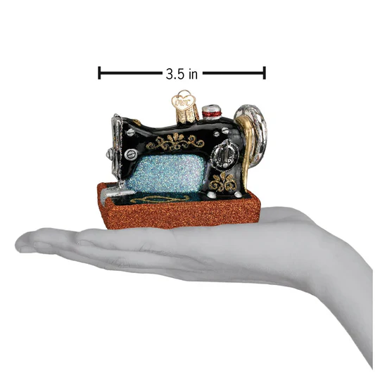 Sewing Machine Ornament, 2.75" - Image 3