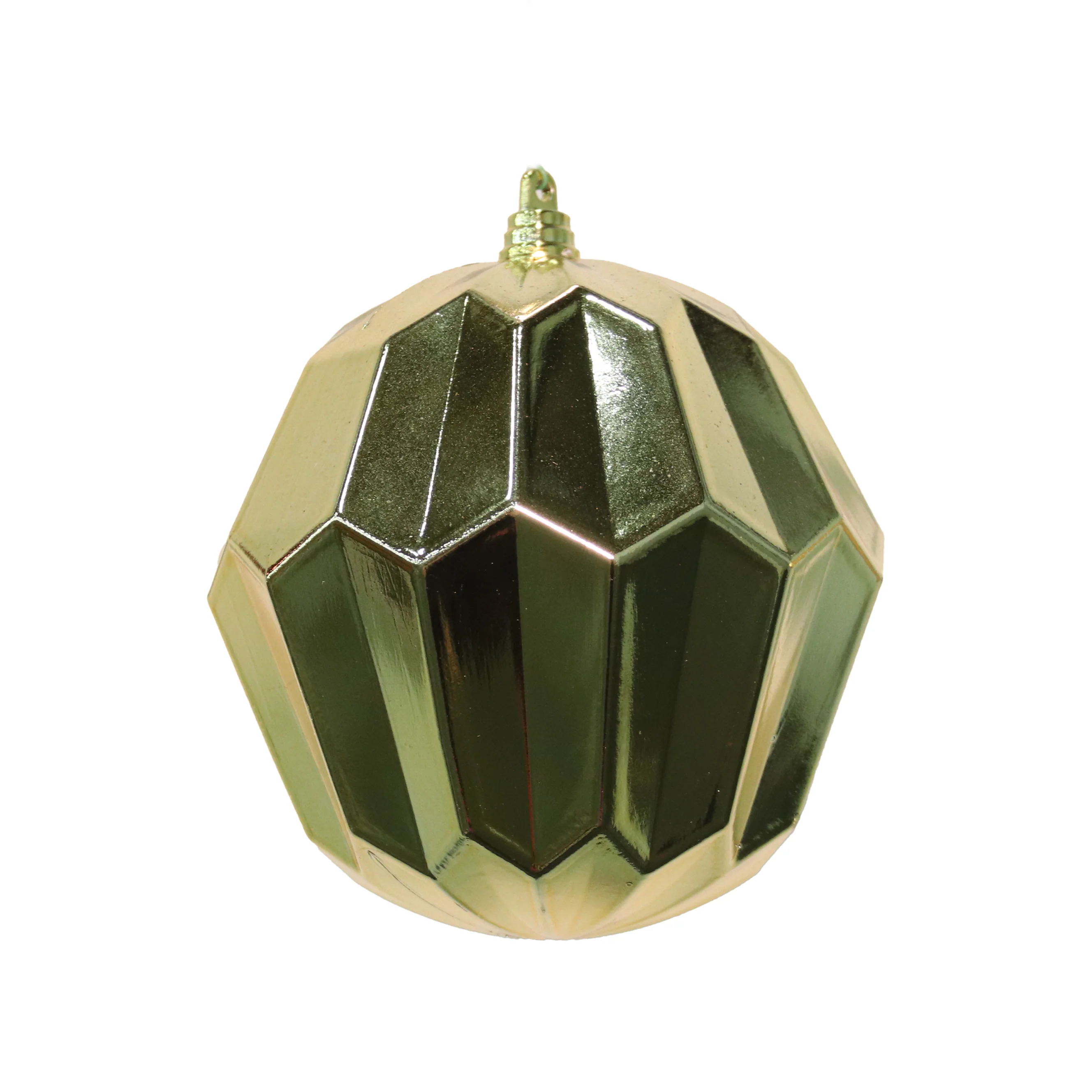 Shatterproof Gold Shiny Ball Ornamenet W/Wire, 5" (130MM)