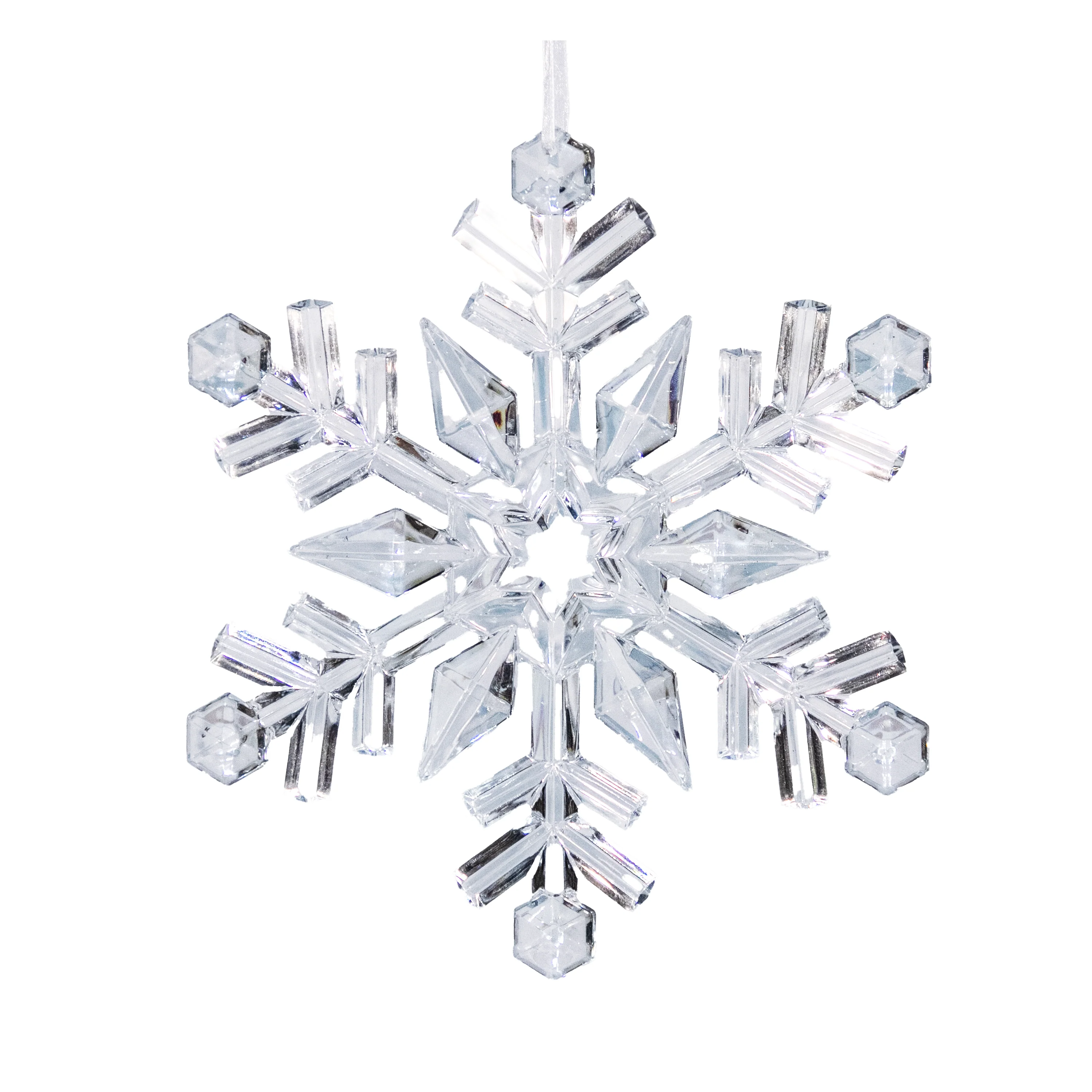 Shatterproof Acrylic Snowflake Ornament, 9.25"