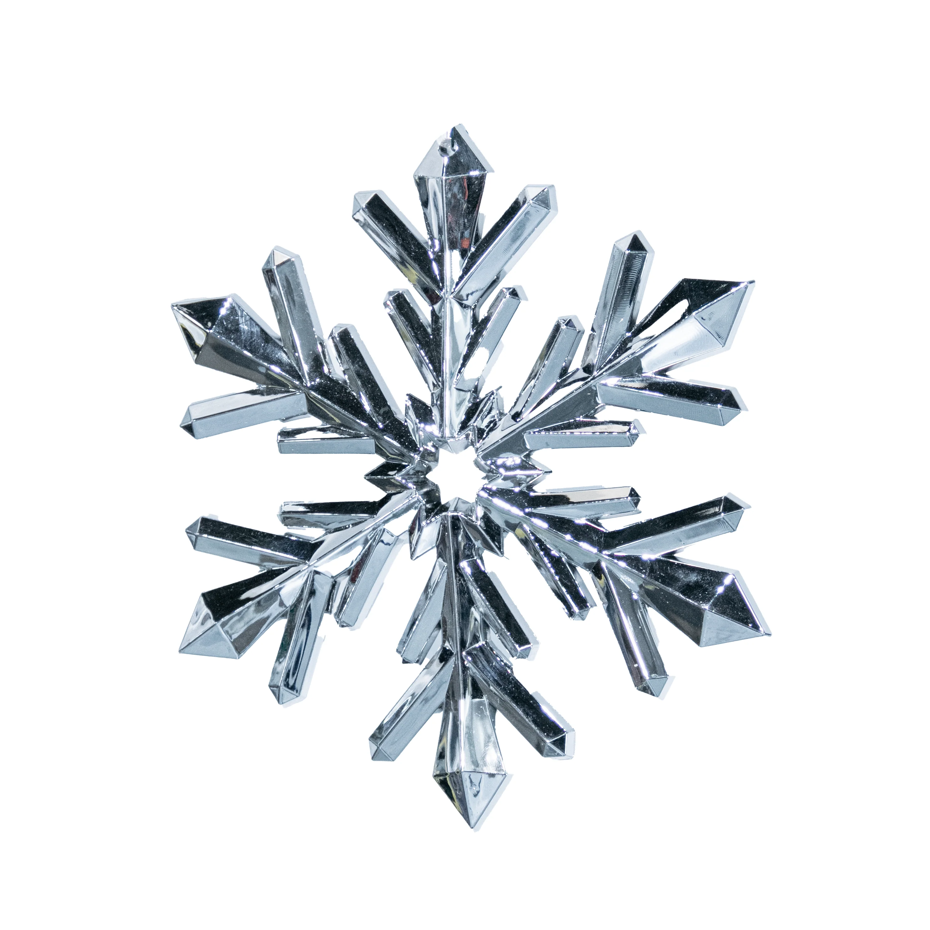 Shatterproof Acrylic Silver Snowflake Ornament, 9"