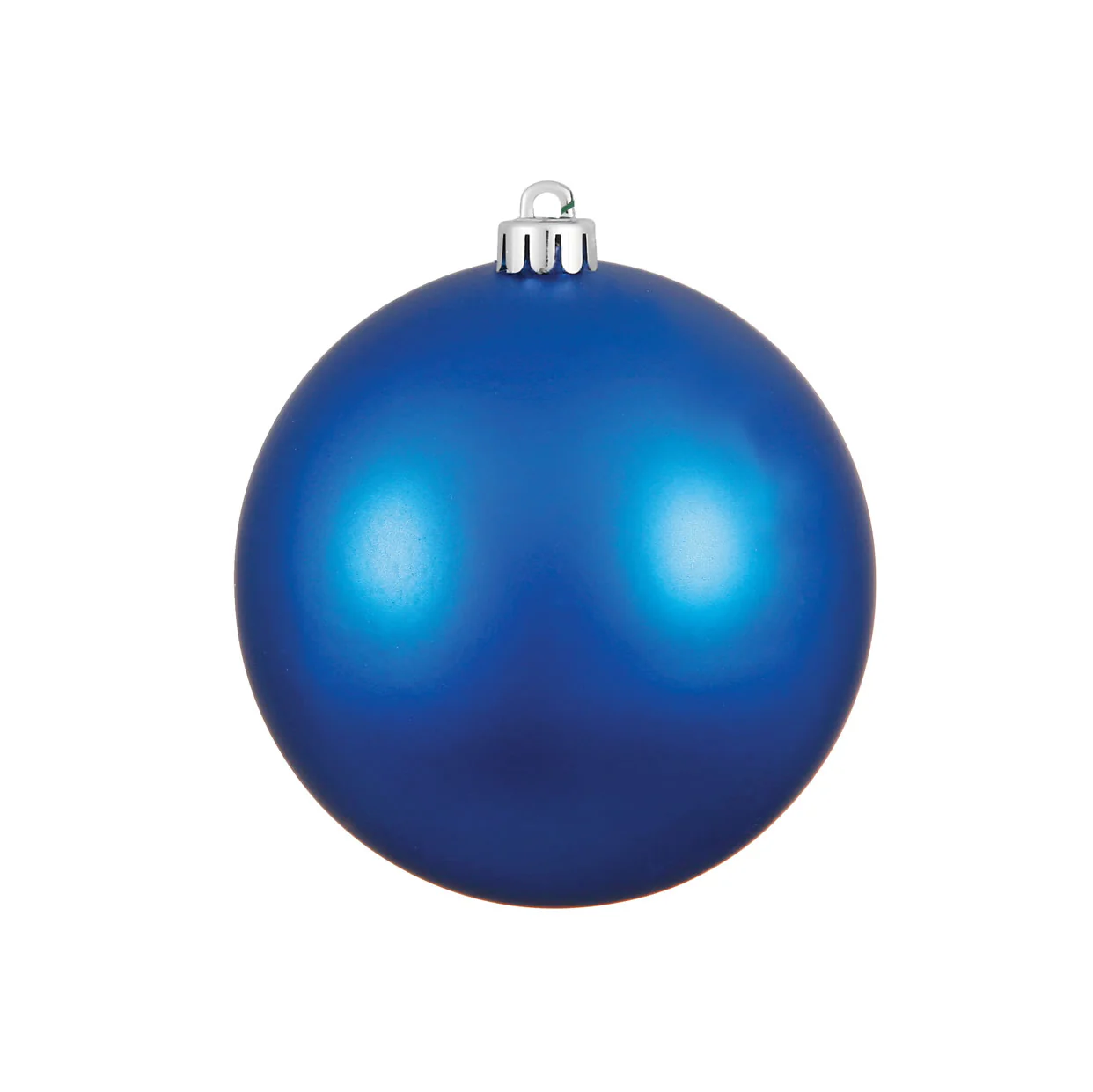 Shatterproof Plastic Blue Matte Ball Ornament, 6" (150MM)