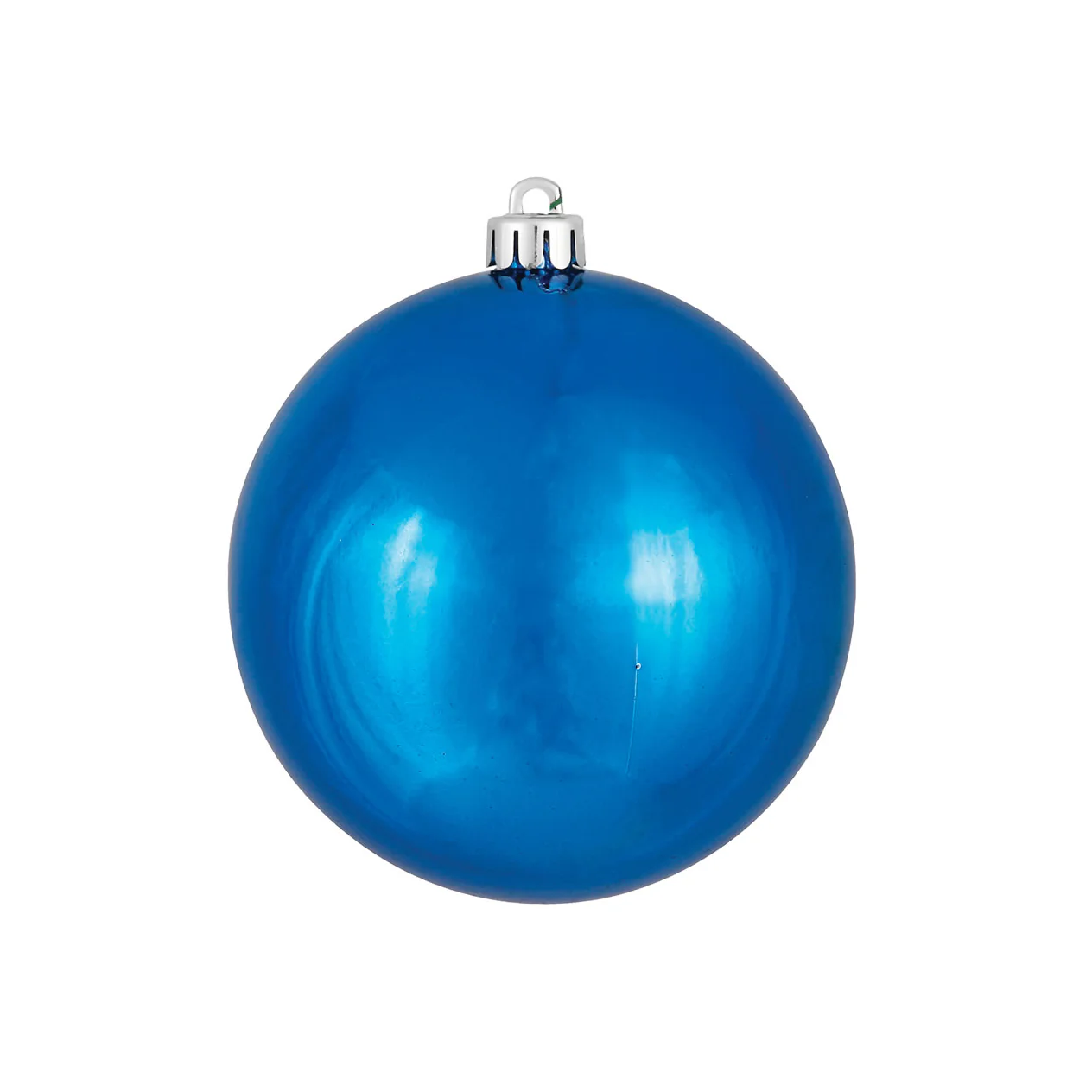 Shatterproof Blue Candy Apple Ball Ornament, 3" (80MM)