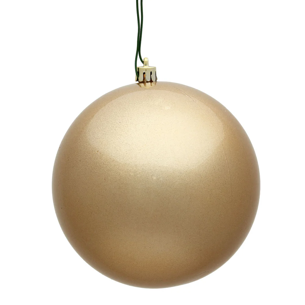 Shatterproof Café Latte Candy Ball Ornament, 4"