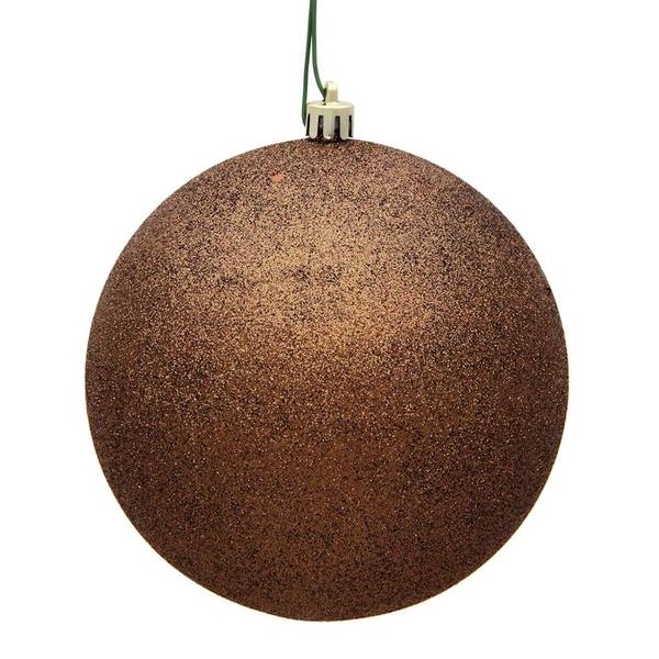 Shatterproof Coffee Glitter Ball Ornament, 3" (80MM)
