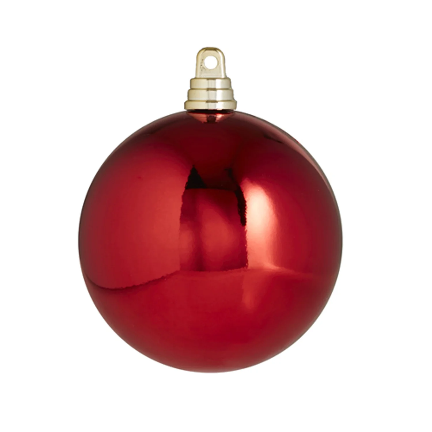 Shatterproof Red Shiny Ball Ornament, 8" (200MM)