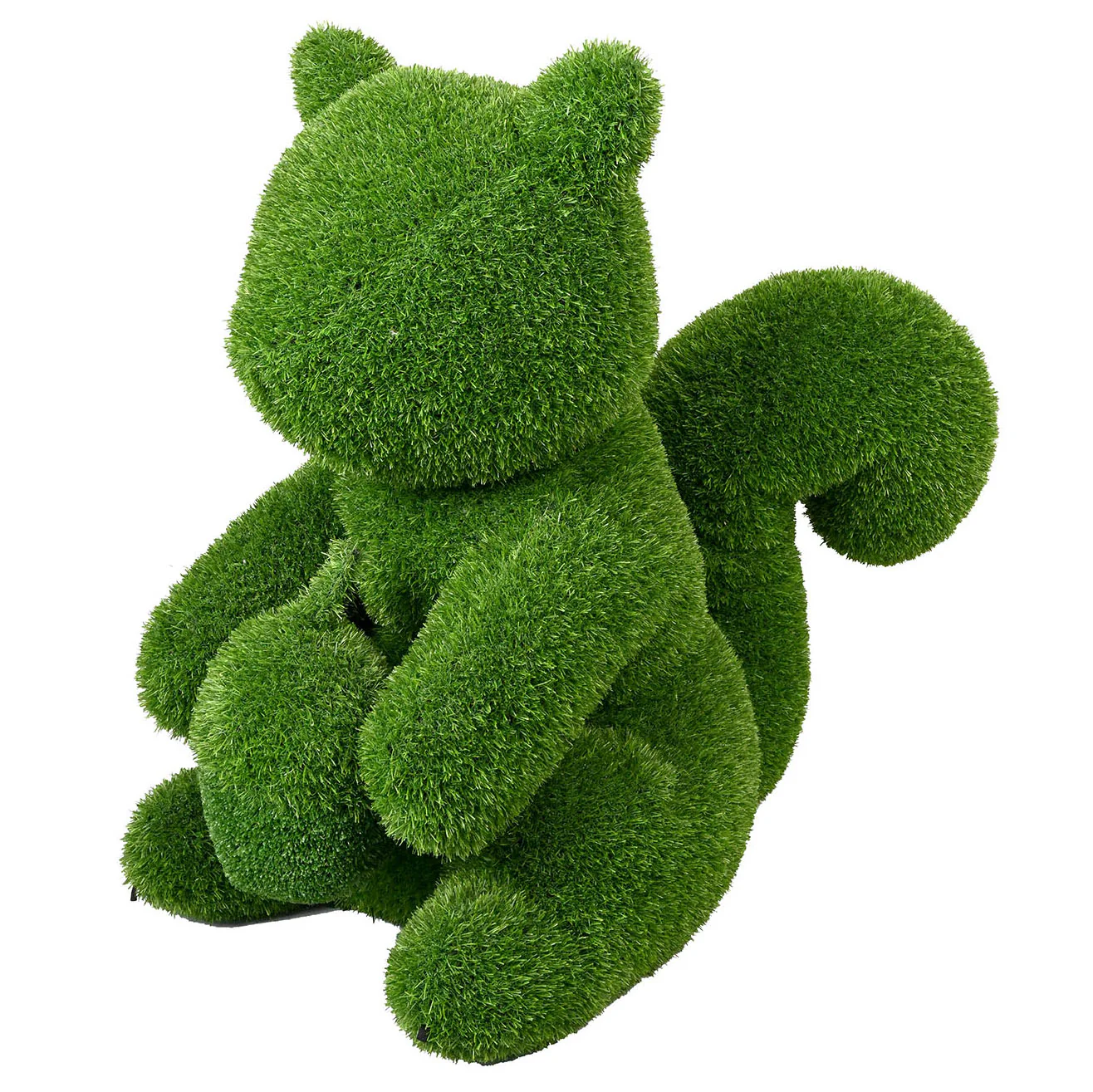Sitting Squirrel Outdoor Garden Artificial Turf Topiary, 14" to 39" - Image 4