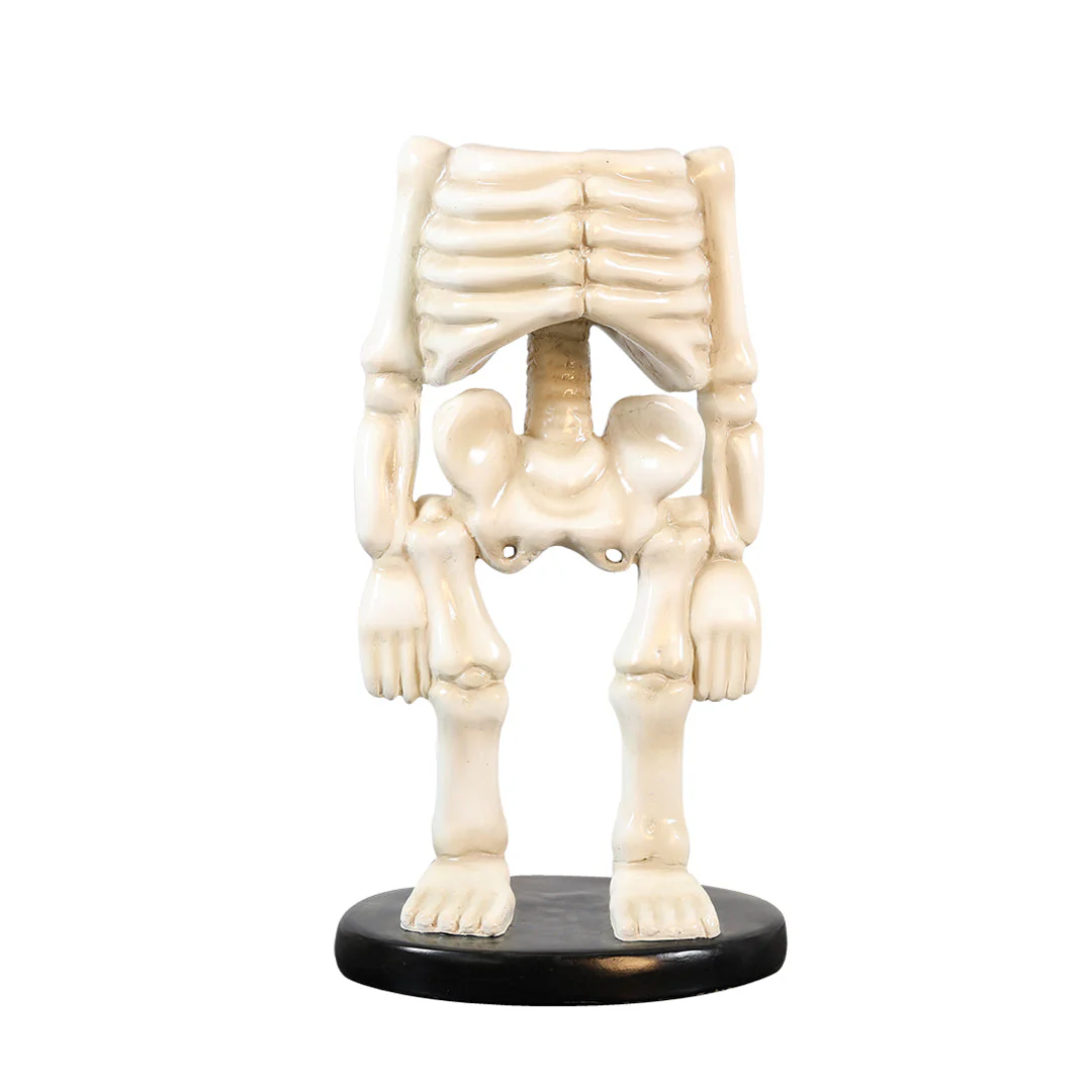 Large Fiberglass Skeleton Body Figure, 28" - Image 3