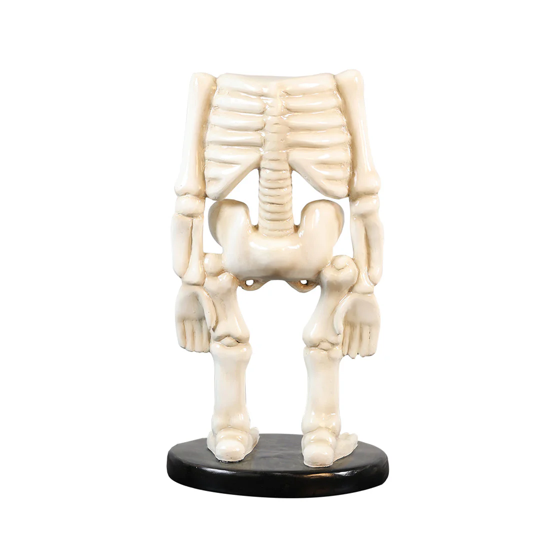 Large Fiberglass Skeleton Body Figure, 28" - Image 5