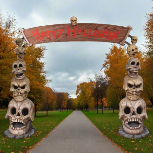 Giant Skull Archway Decoration, 134"