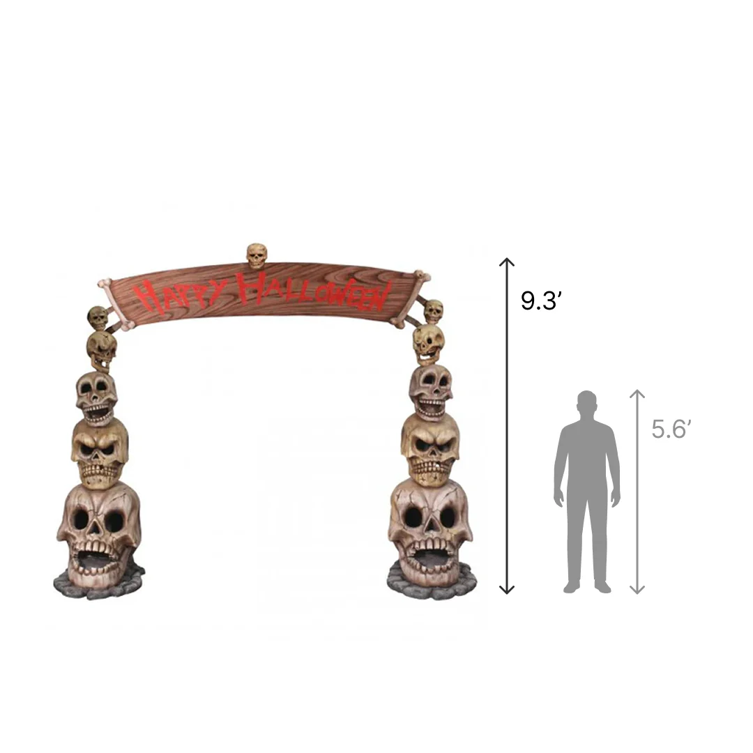 Giant Skull Archway Decoration, 134" - Image 2