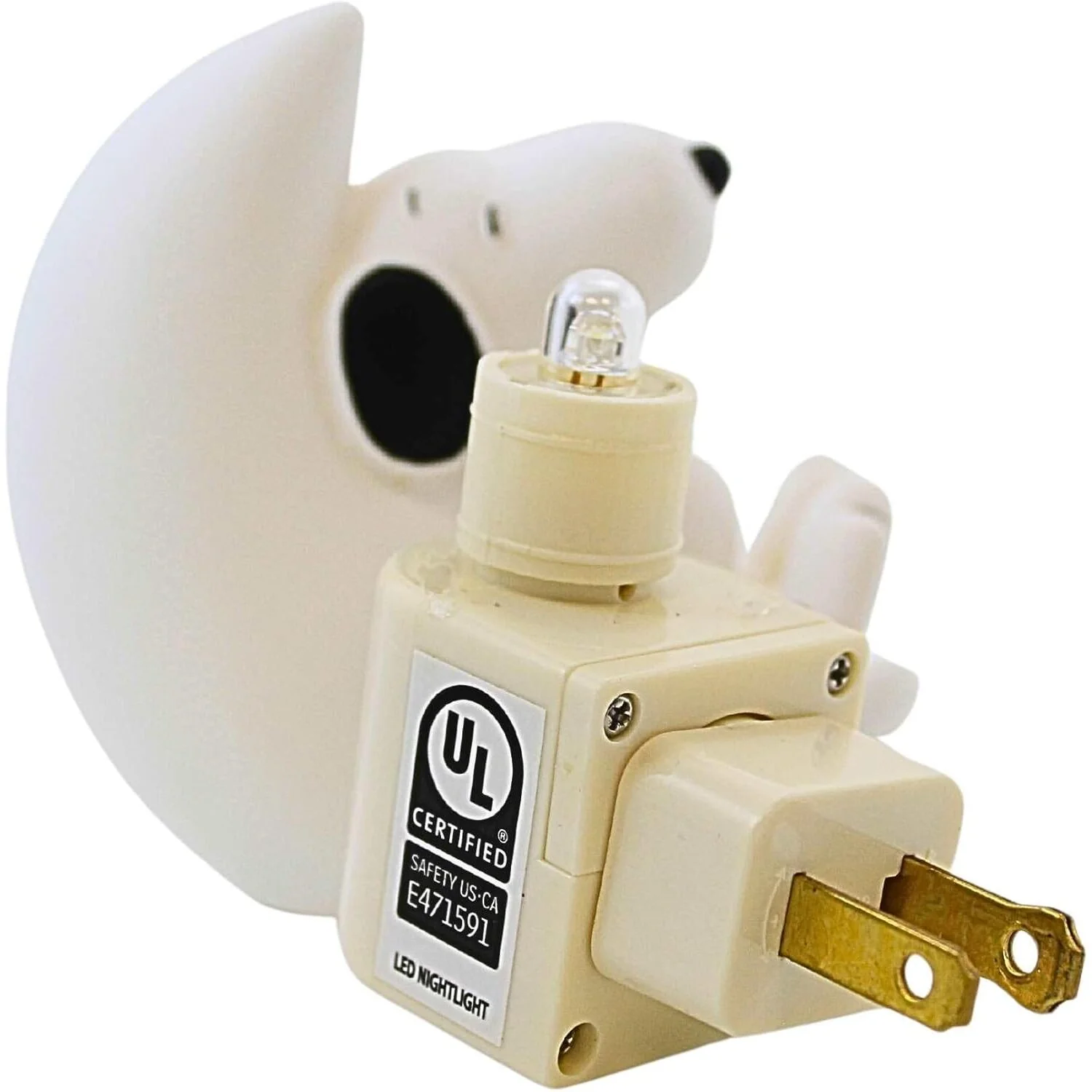 Snoopy Moon Night Light, 5" - Image 3