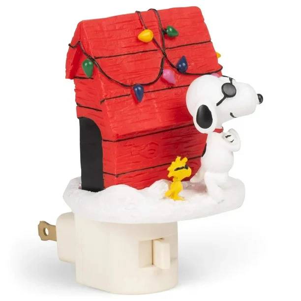 Snoopy & Woodstock Joe Cool Night Light, 4.25" - Image 2