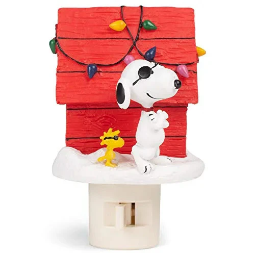 Snoopy & Woodstock Joe Cool Night Light, 4.25" - Image 7