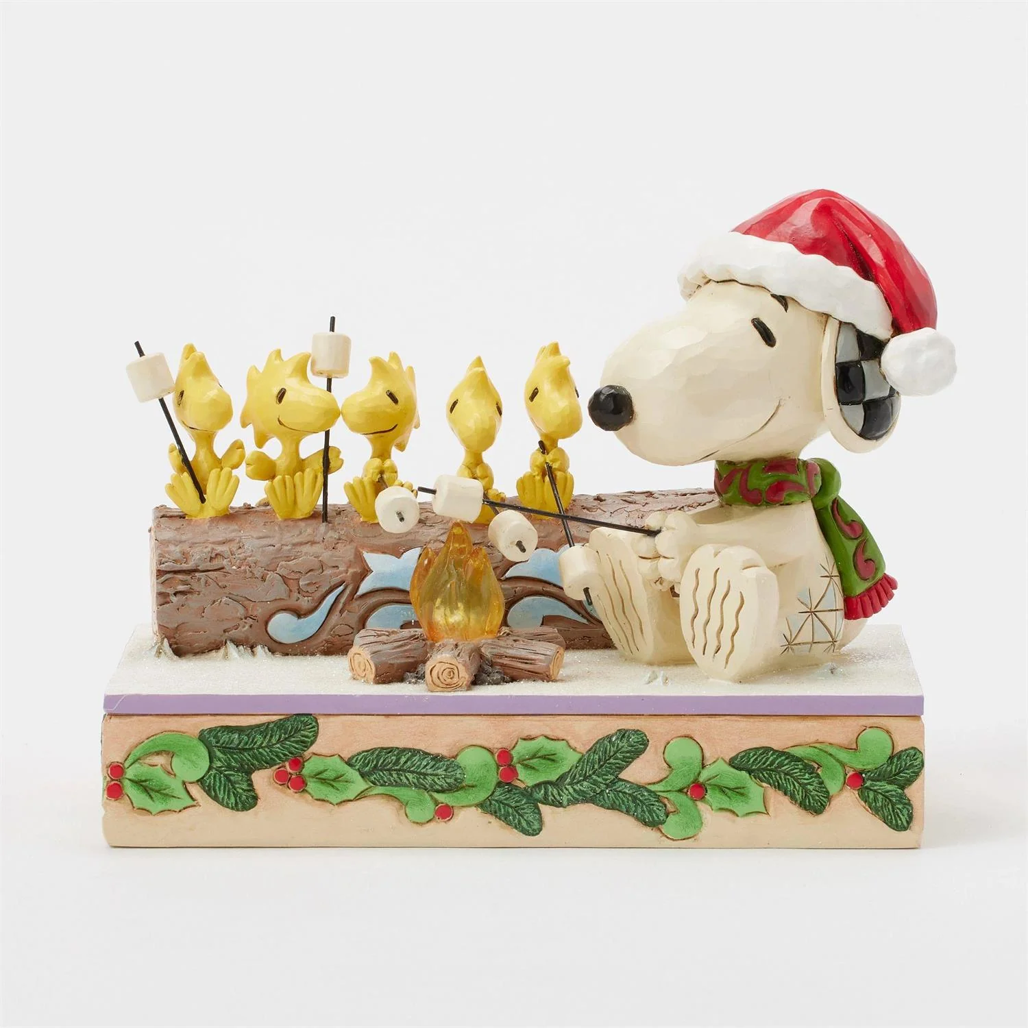 Snoopy & Woodstocks Roasting Marshmallows Figurine - Image 2