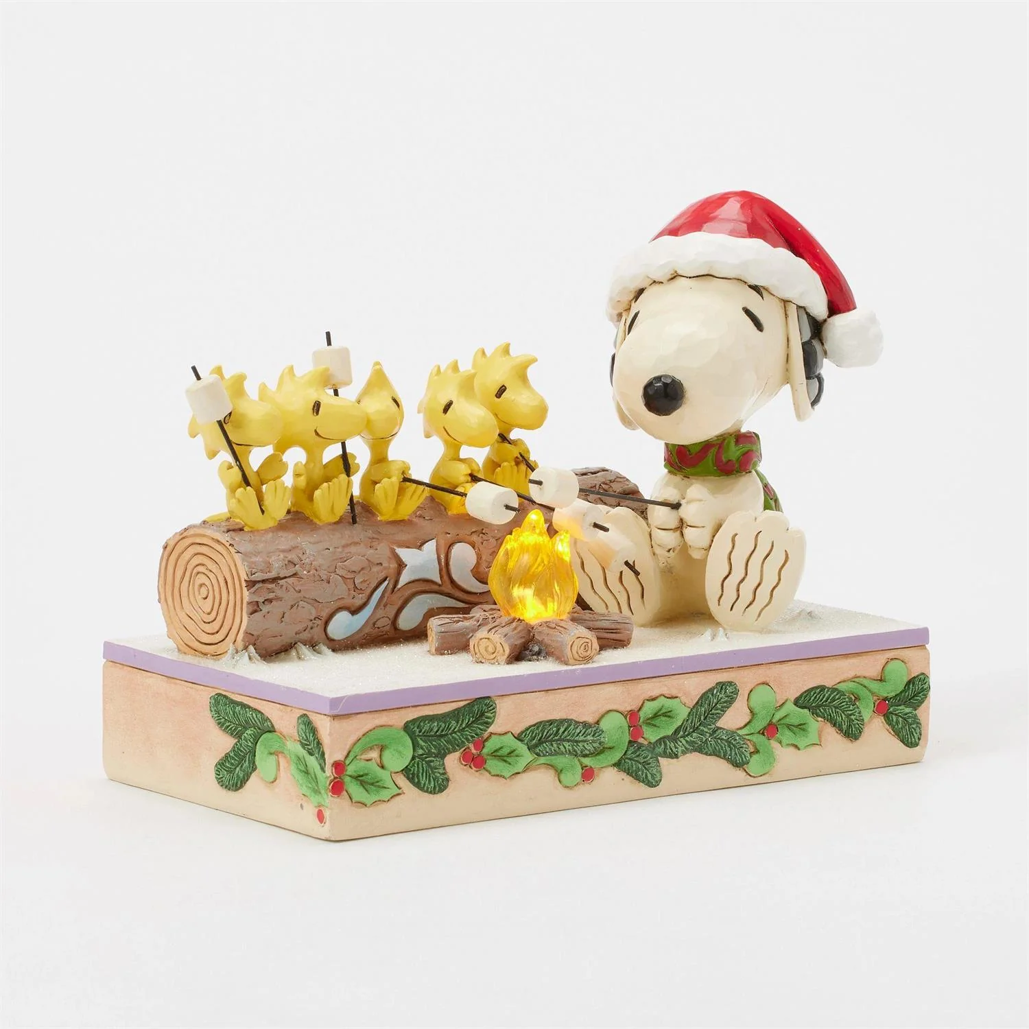 Snoopy & Woodstocks Roasting Marshmallows Figurine - Image 3