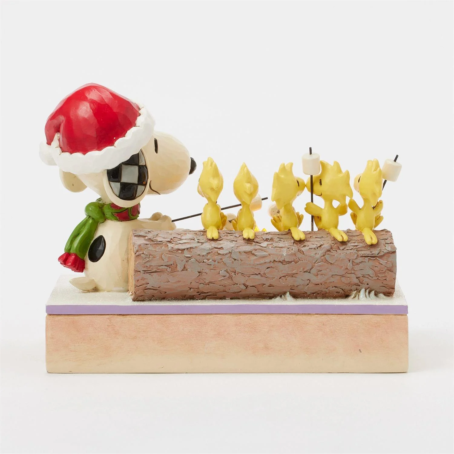 Snoopy & Woodstocks Roasting Marshmallows Figurine - Image 7