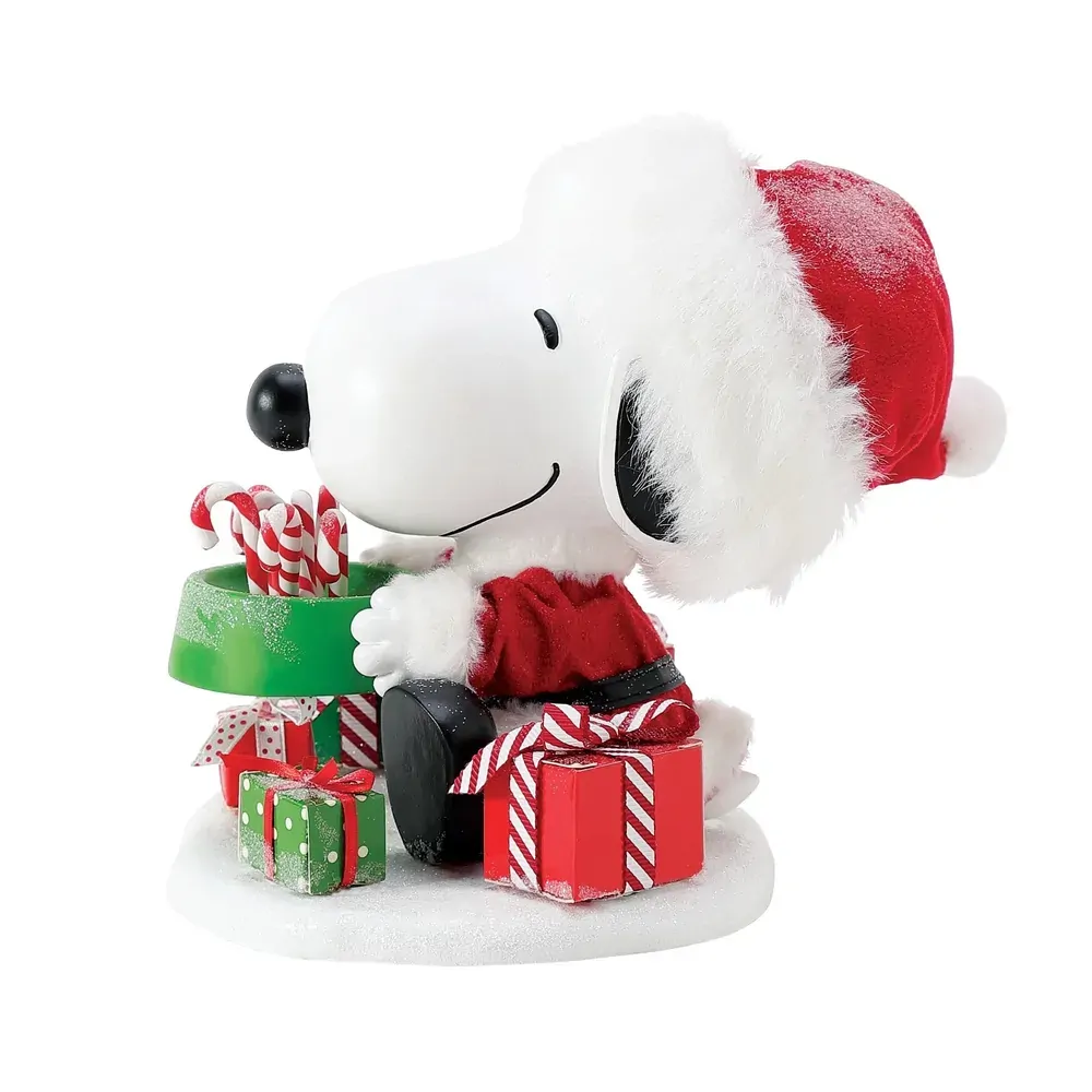 Snoopy's Bowl of Treats Figurine, 6" - Image 2