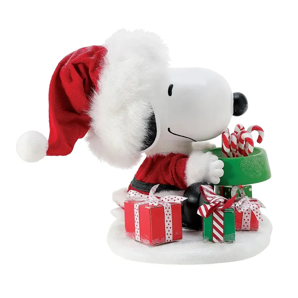 Snoopy's Bowl of Treats Figurine, 6" - Image 4