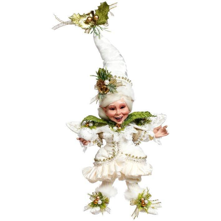 Snow Belle Elf On Base Figurine, 12" (Small)