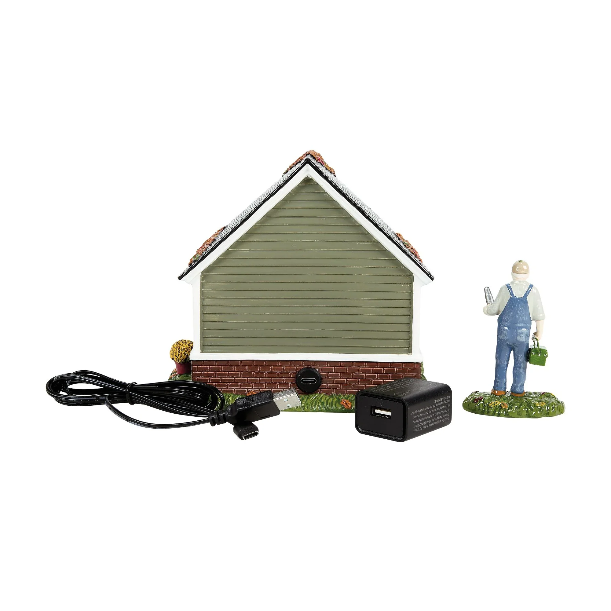 Snow Village Harvest - Still Running Figurine, 5.71" (Set of 2) - Image 5