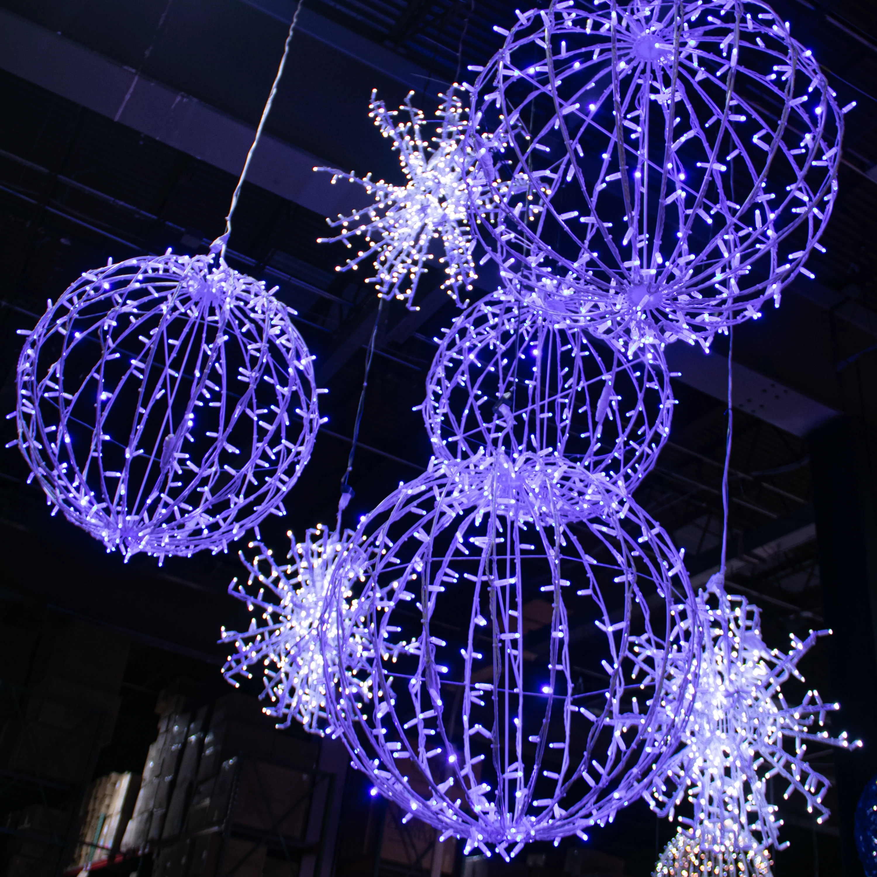 Large Foldable Meridian, LED Lit (Blue), 31" - Image 2