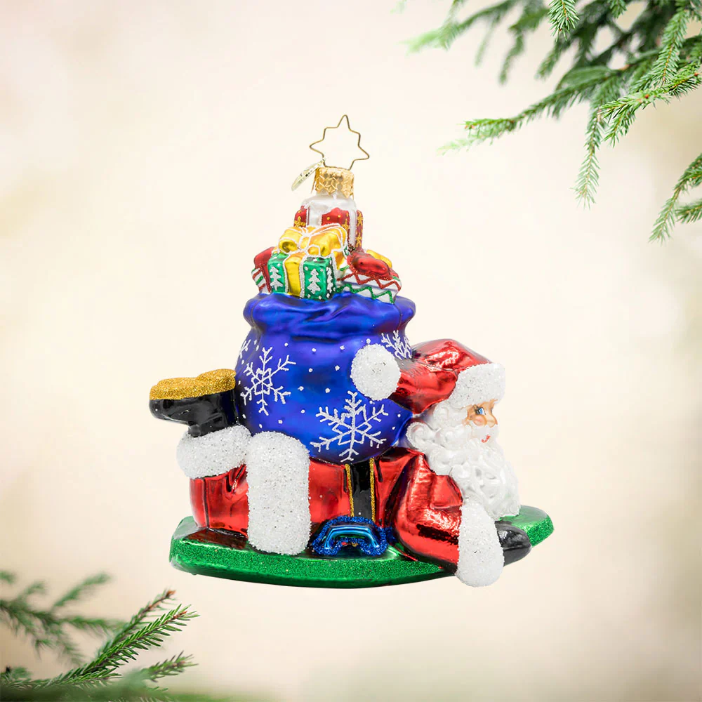 Snowy Sleigher Ornament - Image 2