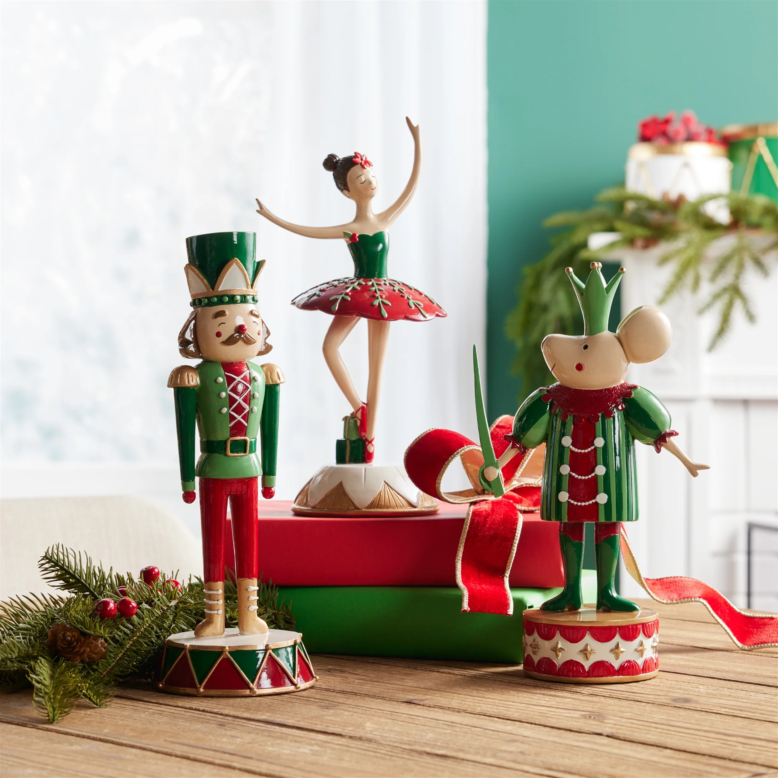 Soldier, Mouse, Ballerina Figurines, 11 - 12" (3 styles - sold individually) - Image 3
