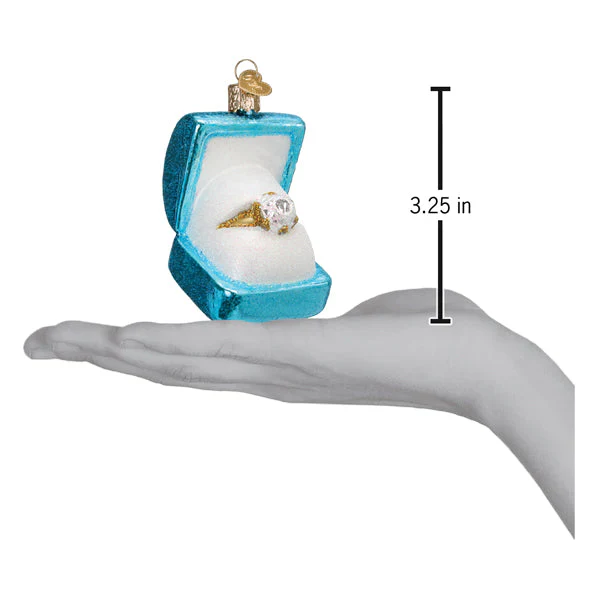 Something Blue Ring Box Ornament - Image 5