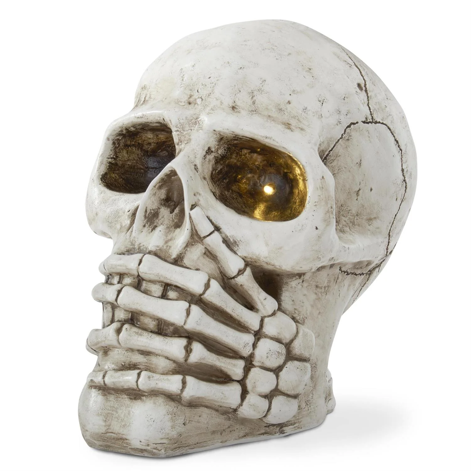 Speak No Evil Resin LED Skulls (Set of 3) - Image 3