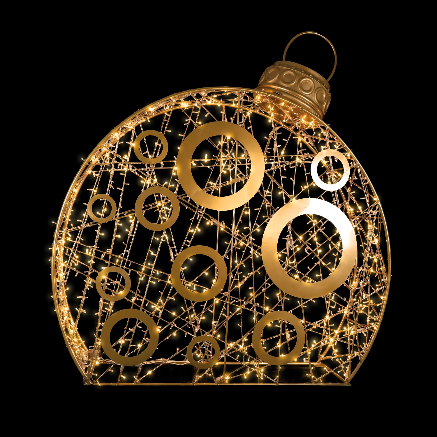 Giant Spotlight Ornament, LED Lit (Warm White), 8ft