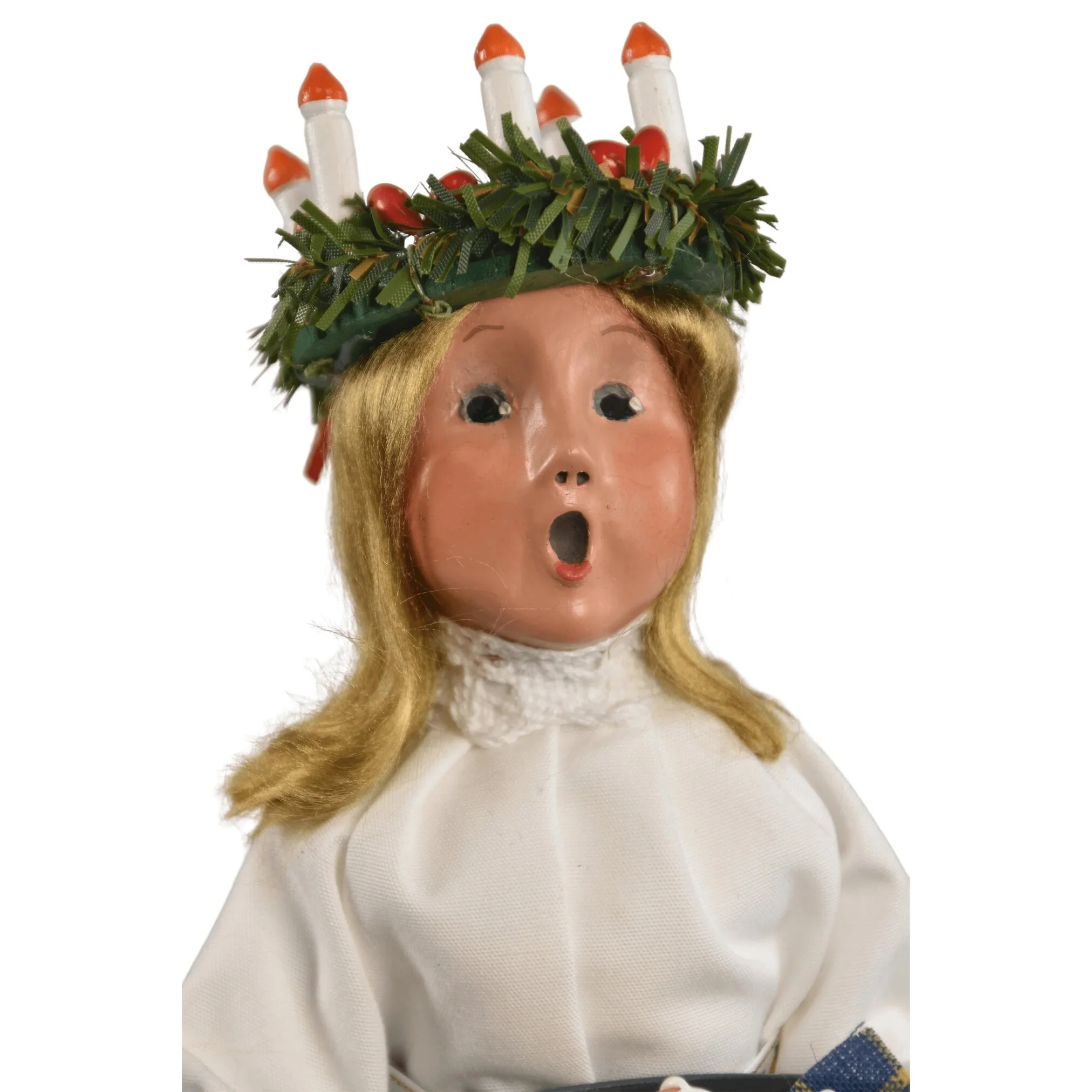 St. Lucia Caroler Figurine, 11" - Image 2