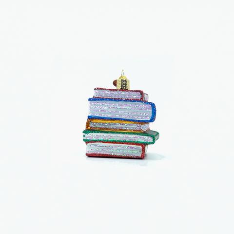 Stack Of Books Ornament, 2.5" - Image 3