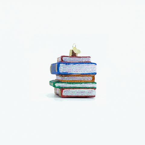 Stack Of Books Ornament, 2.5" - Image 4