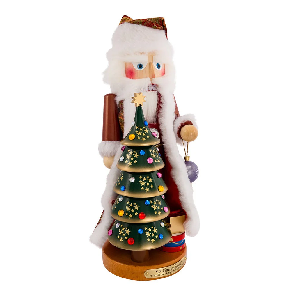 Steinbach O Tannenbaum Musical Santa Nutcracker, 17" - Image 2