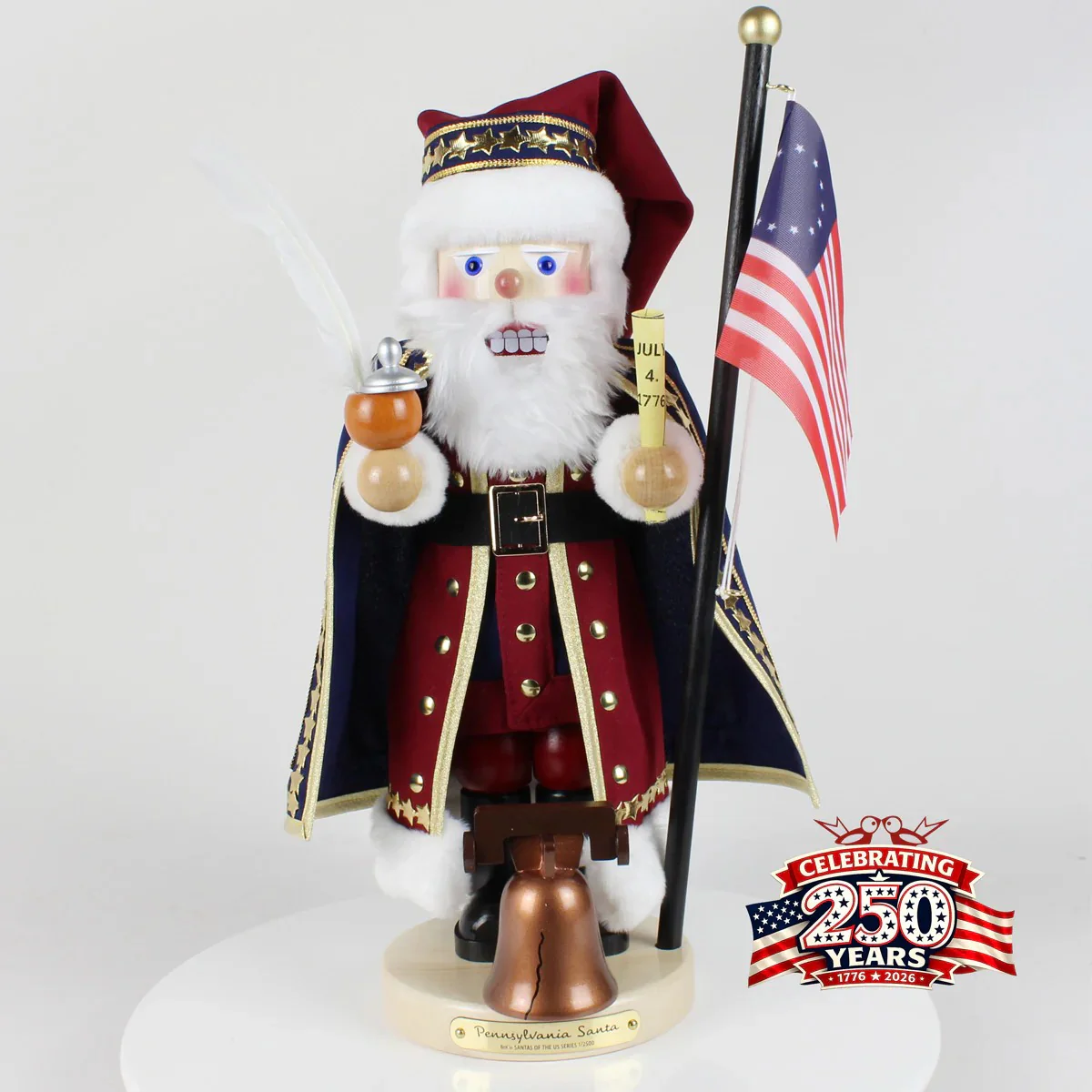 Steinbach Pennsylvania Santa Nutcracker Figurine, 18"