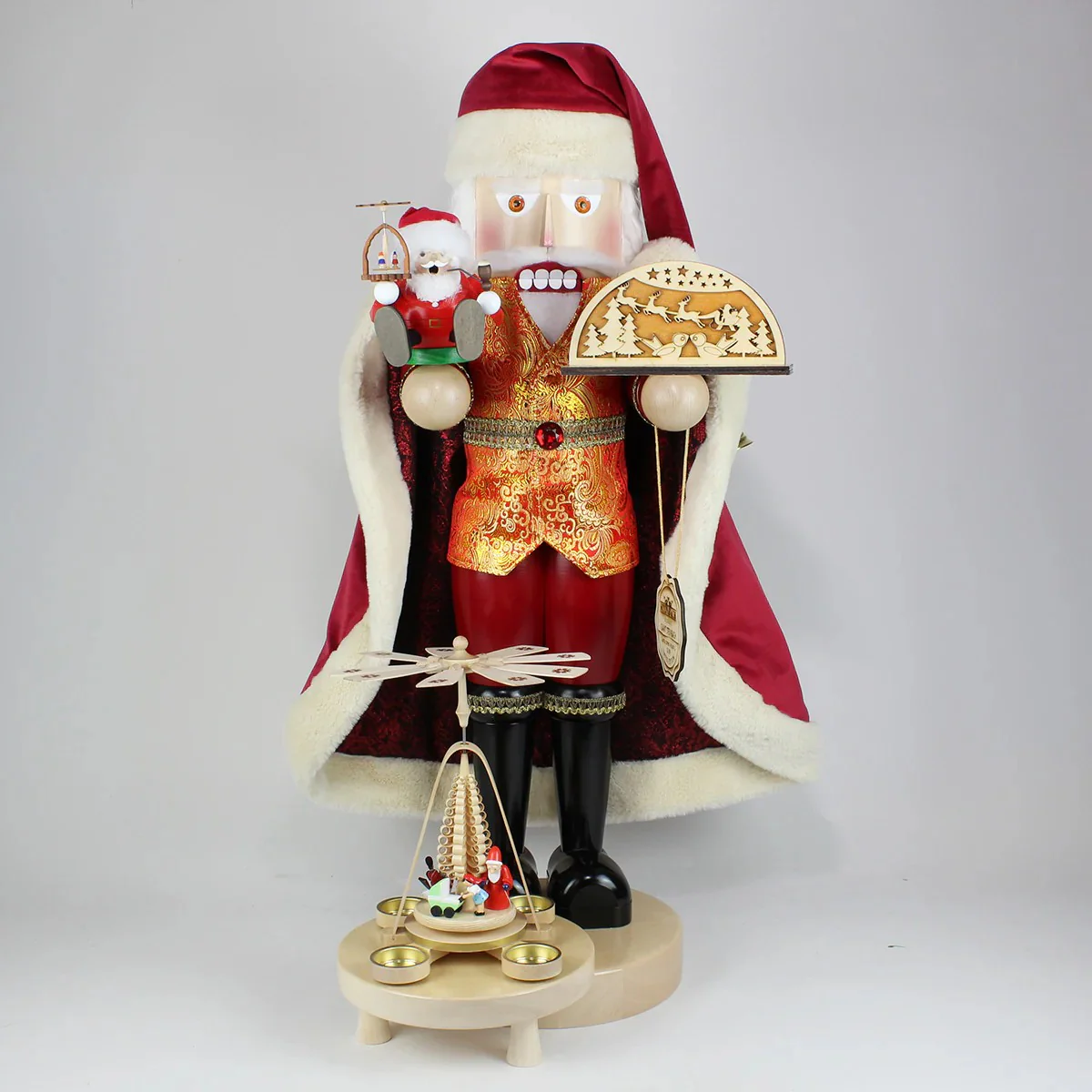 Steinbach Richard Glässer Giant Santa Comes Around Part 1, 39" - Image 6